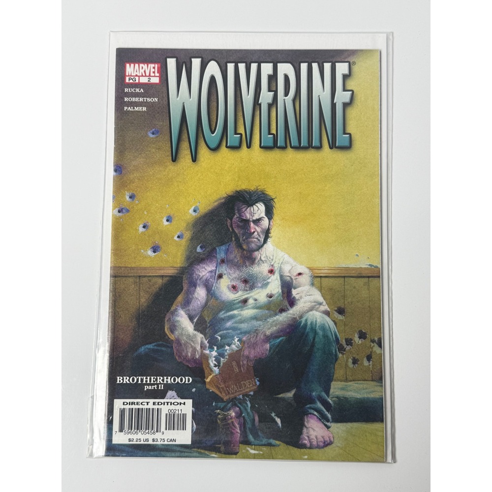 Wolverine #2 Marvel Comics 2003 Brotherhood Part II Esad Ribic Cover Logan X-Men